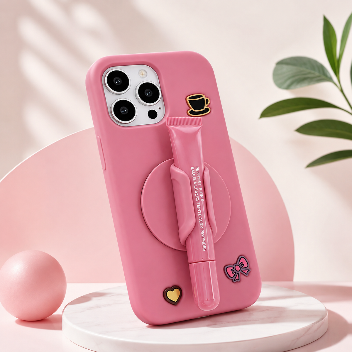 Lipstick mirror case