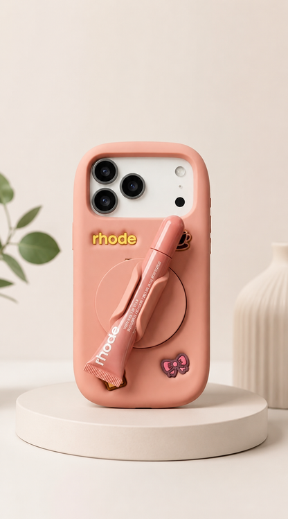 Lipstick mirror case