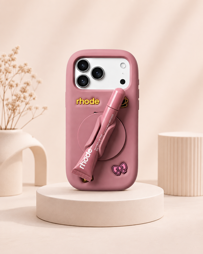 Lipstick mirror case