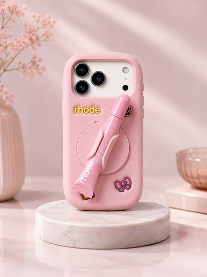 Lipstick mirror case